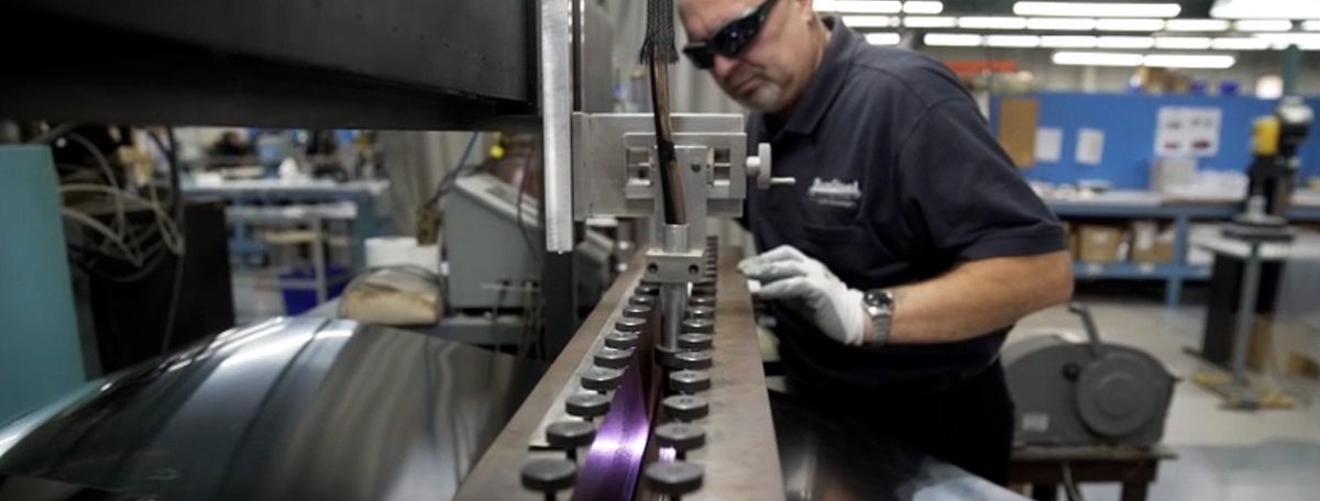 A high-tech production line featuring The PureSteel® Solution